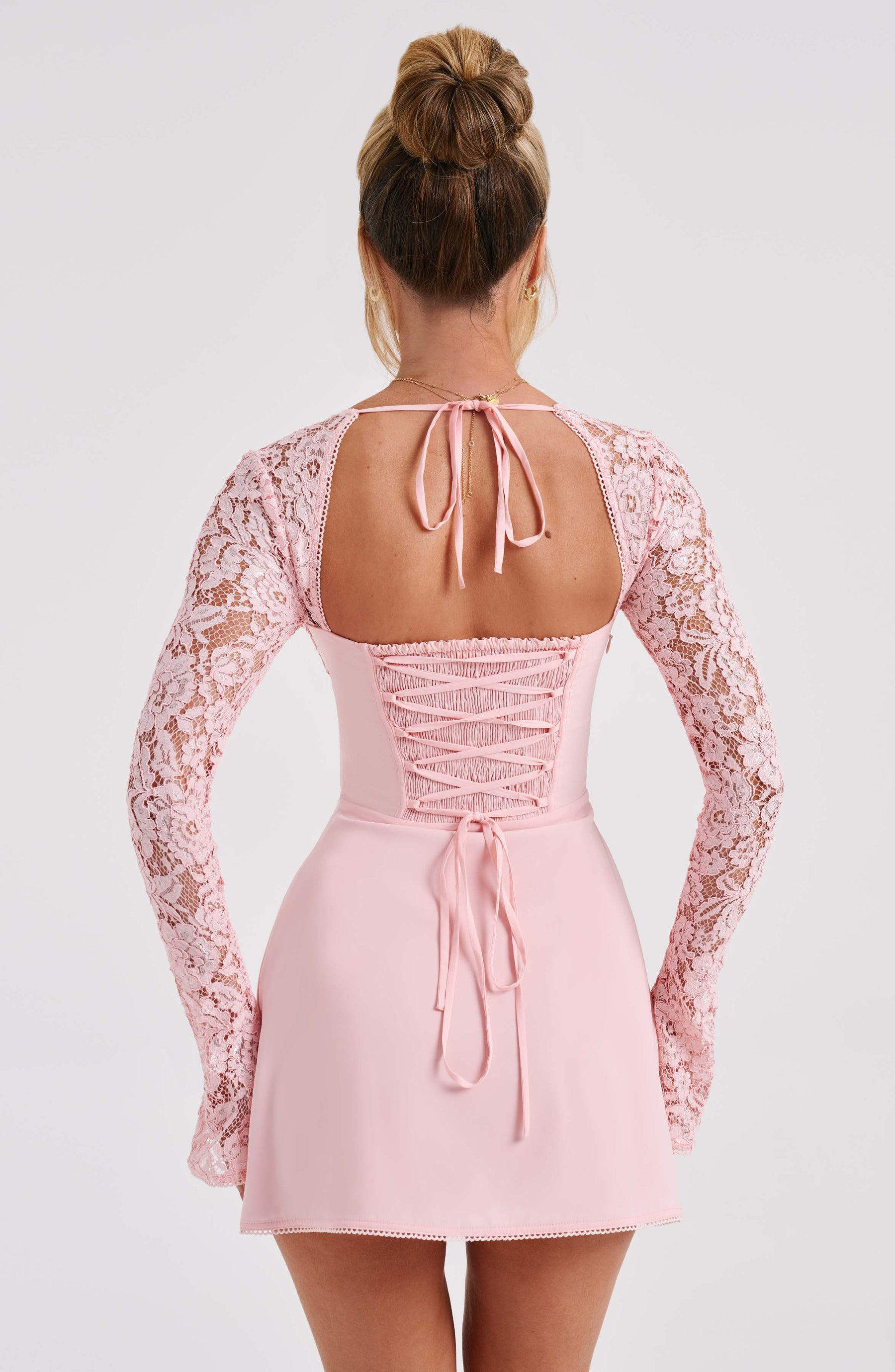 Juliette Mini Dress Women – Elegant Lace Dress with Heart Neckline and Fitted Cut