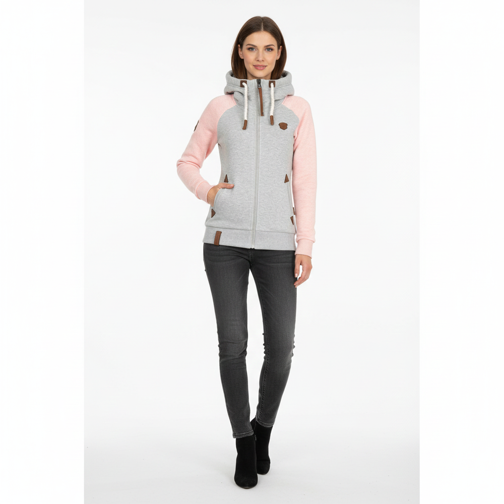 Carmen Women's Zip-Up Slim Fit Hoodie – Sleek Cut & Versatile Everyday Style