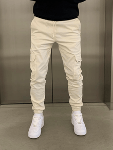 James Pantalon Jogger Cargo for Men – Relaxed fit with elastic waistband and utility pockets