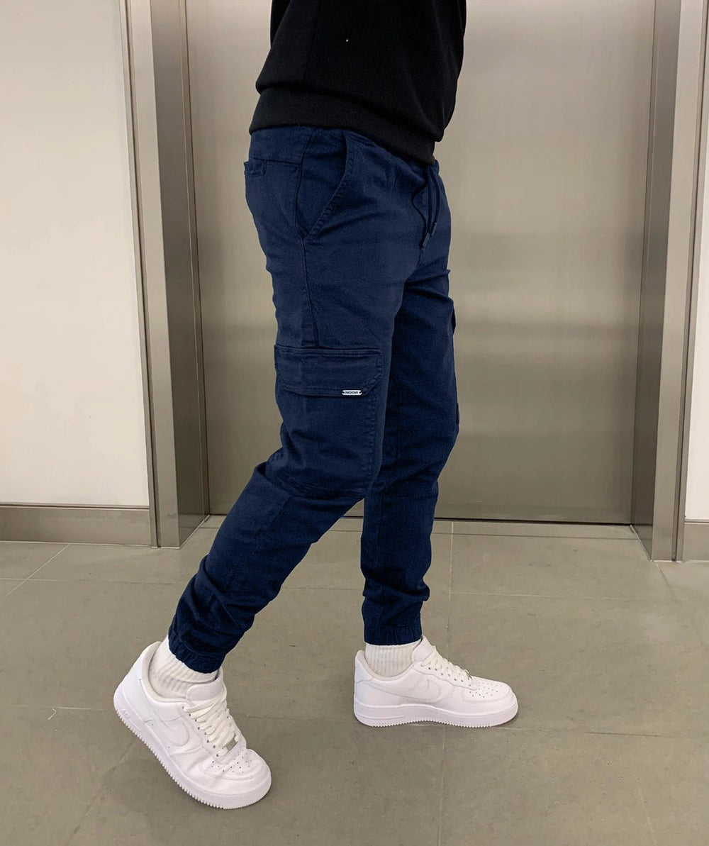 James Pantalon Jogger Cargo for Men – Relaxed fit with elastic waistband and utility pockets