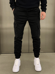 James Pantalon Jogger Cargo for Men – Relaxed fit with elastic waistband and utility pockets