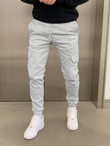 James Pantalon Jogger Cargo for Men – Relaxed fit with elastic waistband and utility pockets