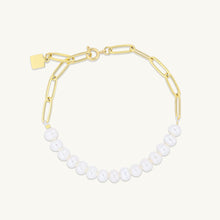 Kelly Paperlink Pearl Bracelet