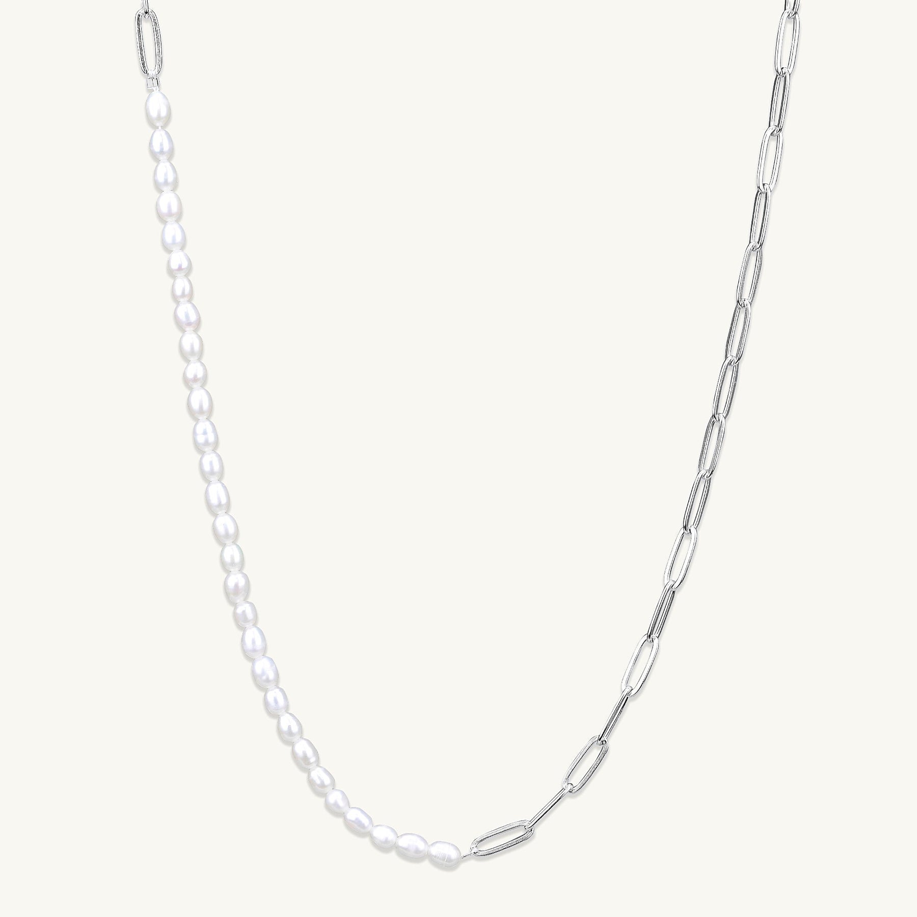 Kelly Paperlink Pearl Necklace