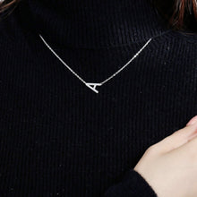 Large Sideways Letter Necklace