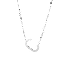 Large Sideways Letter Necklace