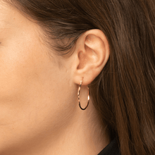 Large Swirl Hoop Earrings