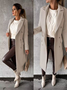 Laura Women's Long Winter Coat – Elegant, Warm & Sophisticated with Timeless Style