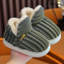 Lily Femme Slippers – Corduroy Velvet Slippers with Fur Lining & Non-Slip Sole