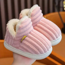 Lily Femme Slippers – Corduroy Velvet Slippers with Fur Lining & Non-Slip Sole