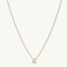 Leo Sapphire Charm Zodiac Star Sign Necklace
