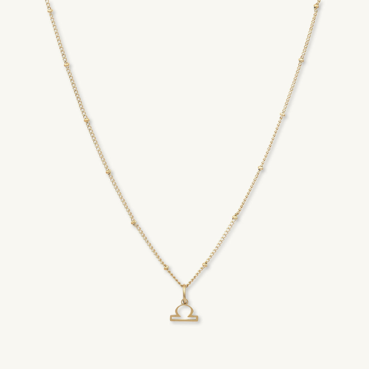 Libra Pendant Zodiac Star Sign Necklace