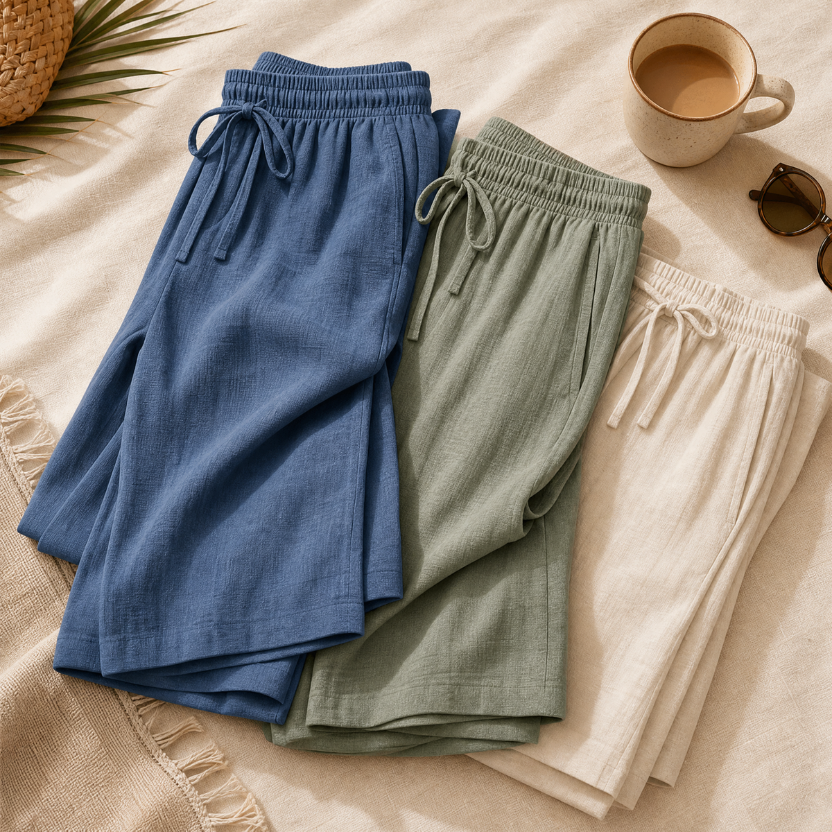 Linavia – Breezy Wide-Leg Pants with Pockets