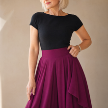 Sevella – Women's High-Waist Culottes with Skirt Drape