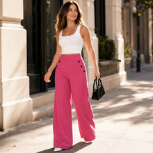 Highline – Sailor-Button Wide-Leg Trousers