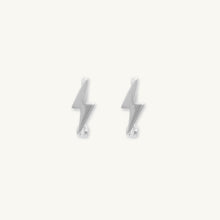 Lightning Bolt Huggie Hoops