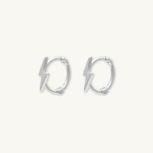 Lightning Bolt Huggie Hoops