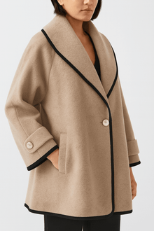 Lillian Women's Oversize Coat – Elegant & Comfortable Long Coat for Autumn/Winter