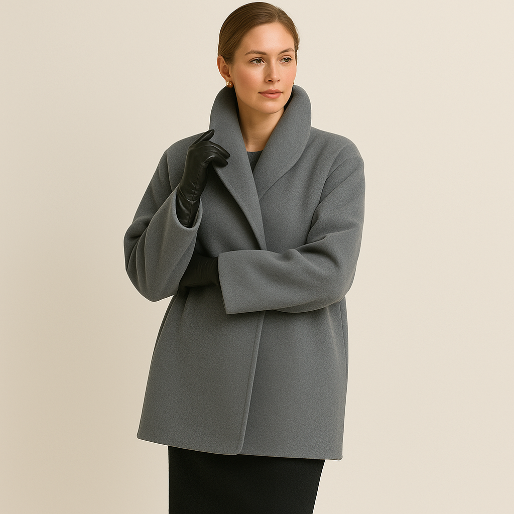 Melany Women's Trenchcoat – Warm Long Coat with Classic Style and Elegant Cut