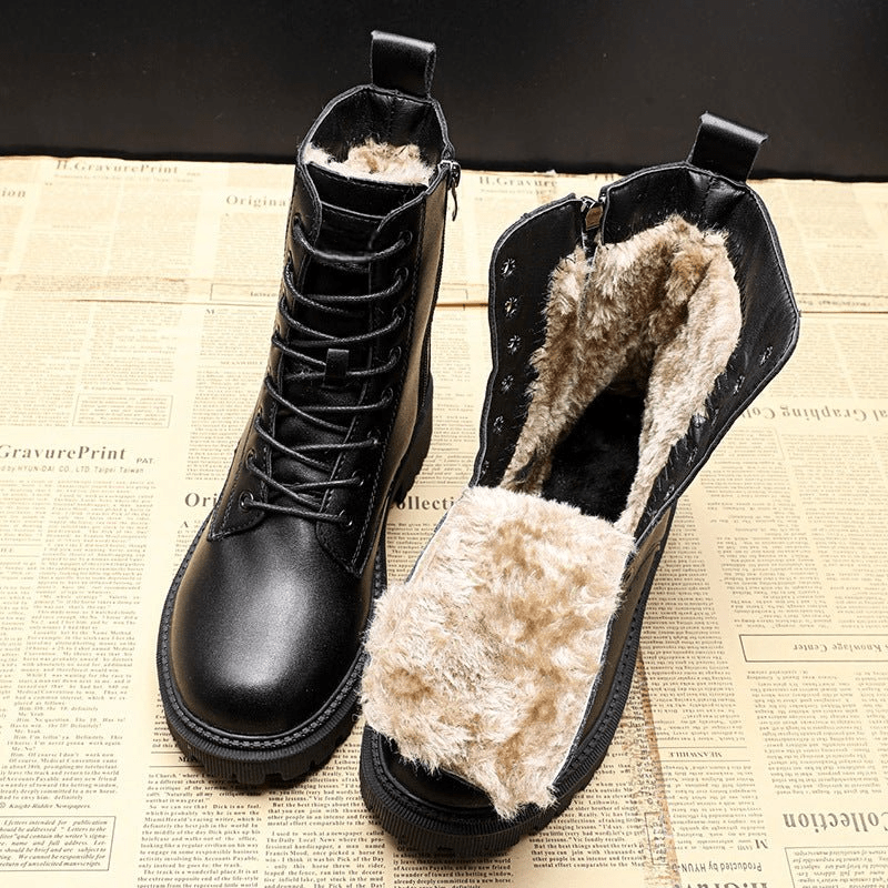 Lola Women's Winter Boots – Black Luxury, Non-Slip, Warm & with Elegant British Design