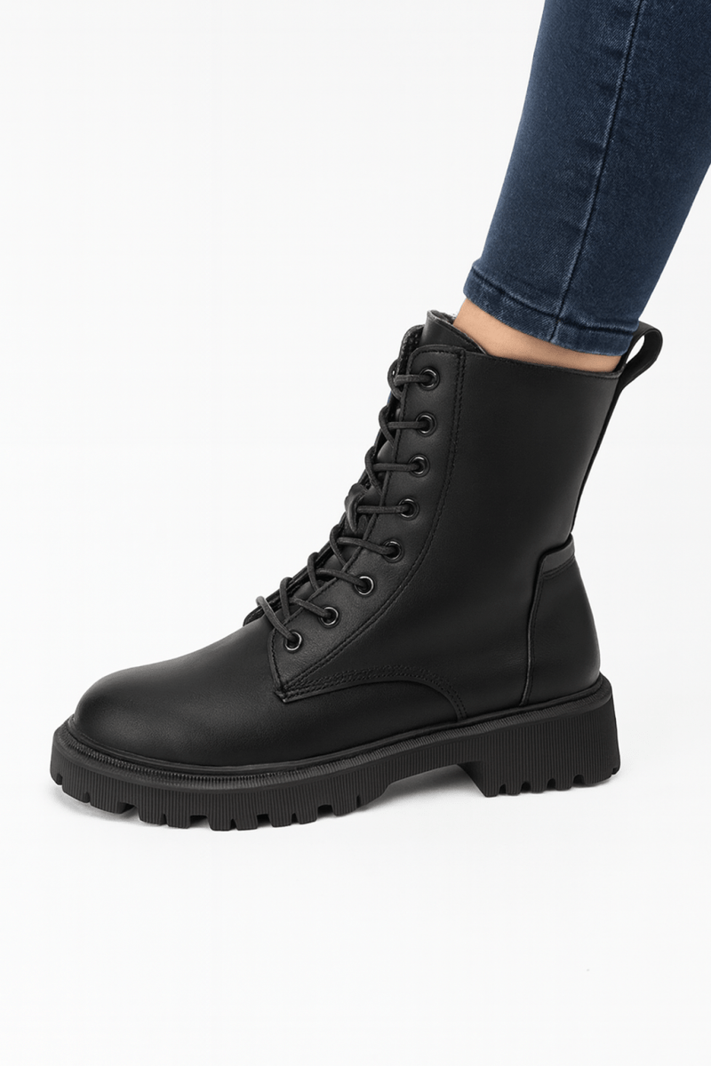 Lola Women's Winter Boots – Black Luxury, Non-Slip, Warm & with Elegant British Design