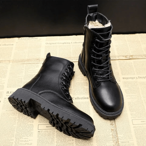 Lola Women's Winter Boots – Black Luxury, Non-Slip, Warm & with Elegant British Design