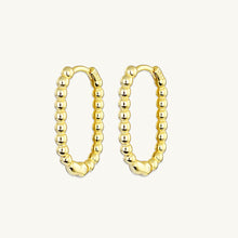 Long Ball Hoop Earrings