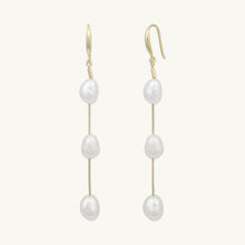 Long Drop Baroque Pearl Earrings
