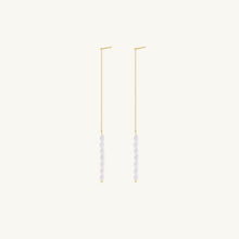 Long Pearl Threader Earrings