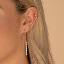 Long Pearl Threader Earrings