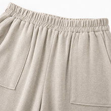 Loriane – Women's Cuffed Ankle Pull-On Pants, Relaxed Fit, Elastic Waist
