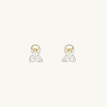 Lotus Barbell Stud Cartilage Earrings