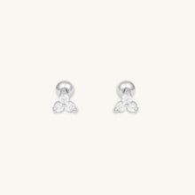 Lotus Barbell Stud Cartilage Earrings