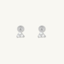 Lotus Opal Flat Back Earrings