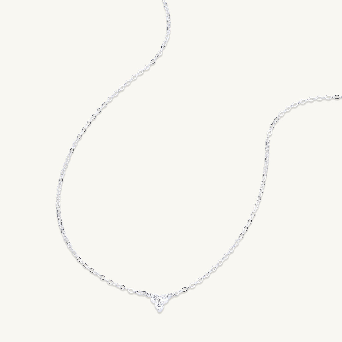 Lotus Sapphire Chain Necklace