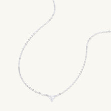 Lotus Sapphire Chain Necklace