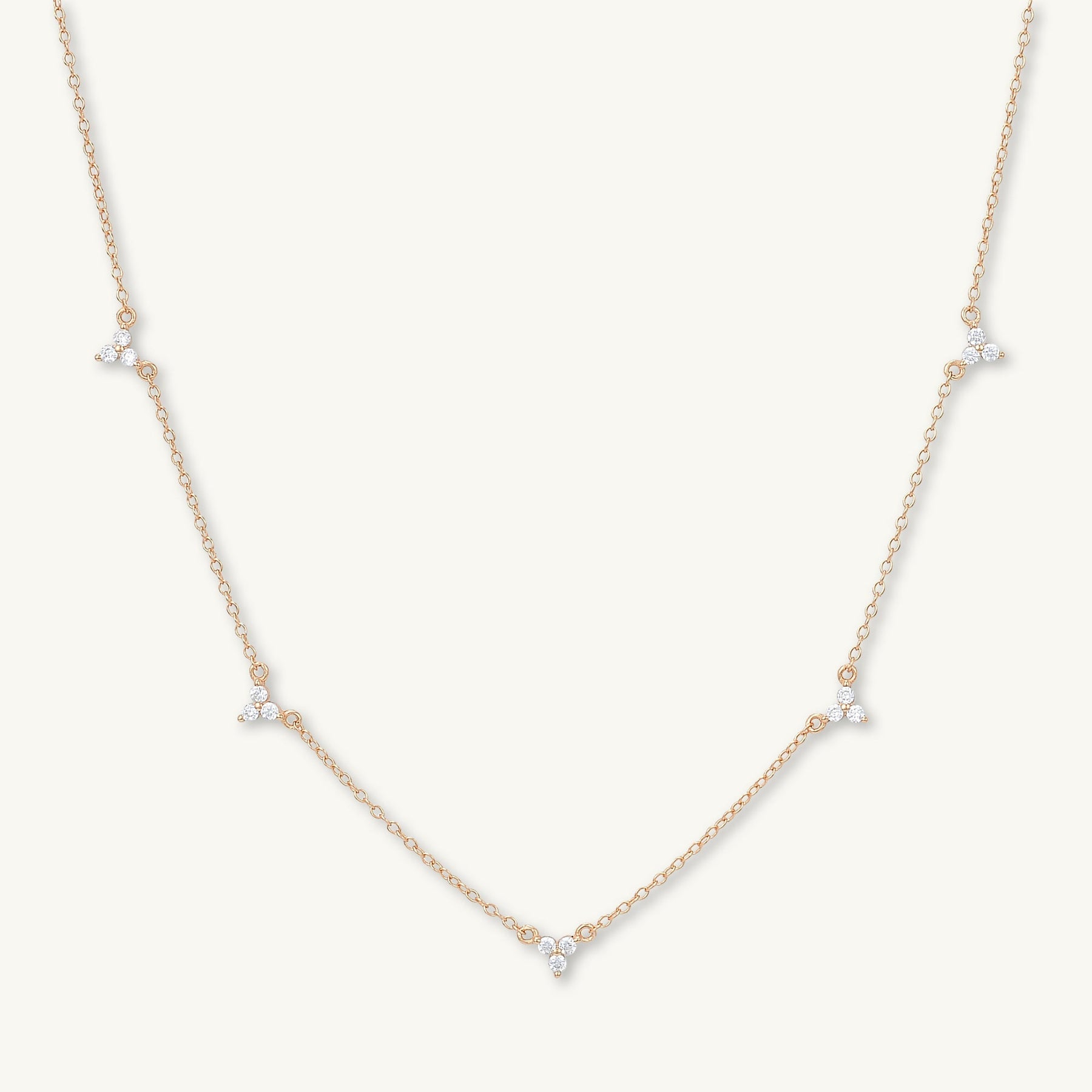 Lotus Station Chain Necklace