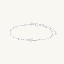 Lotus Zirconia Chain Bracelet