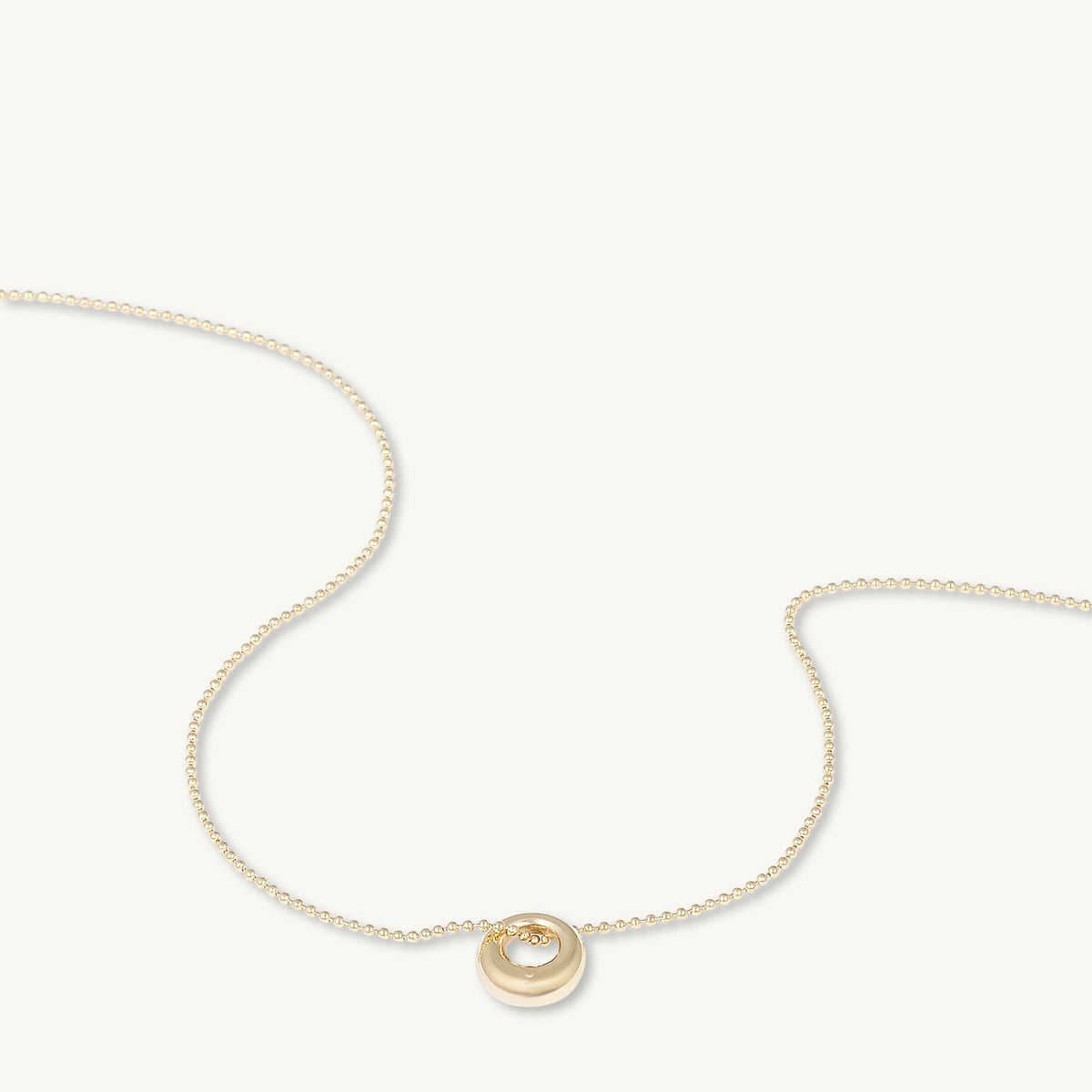 Love Knot Circular Necklace