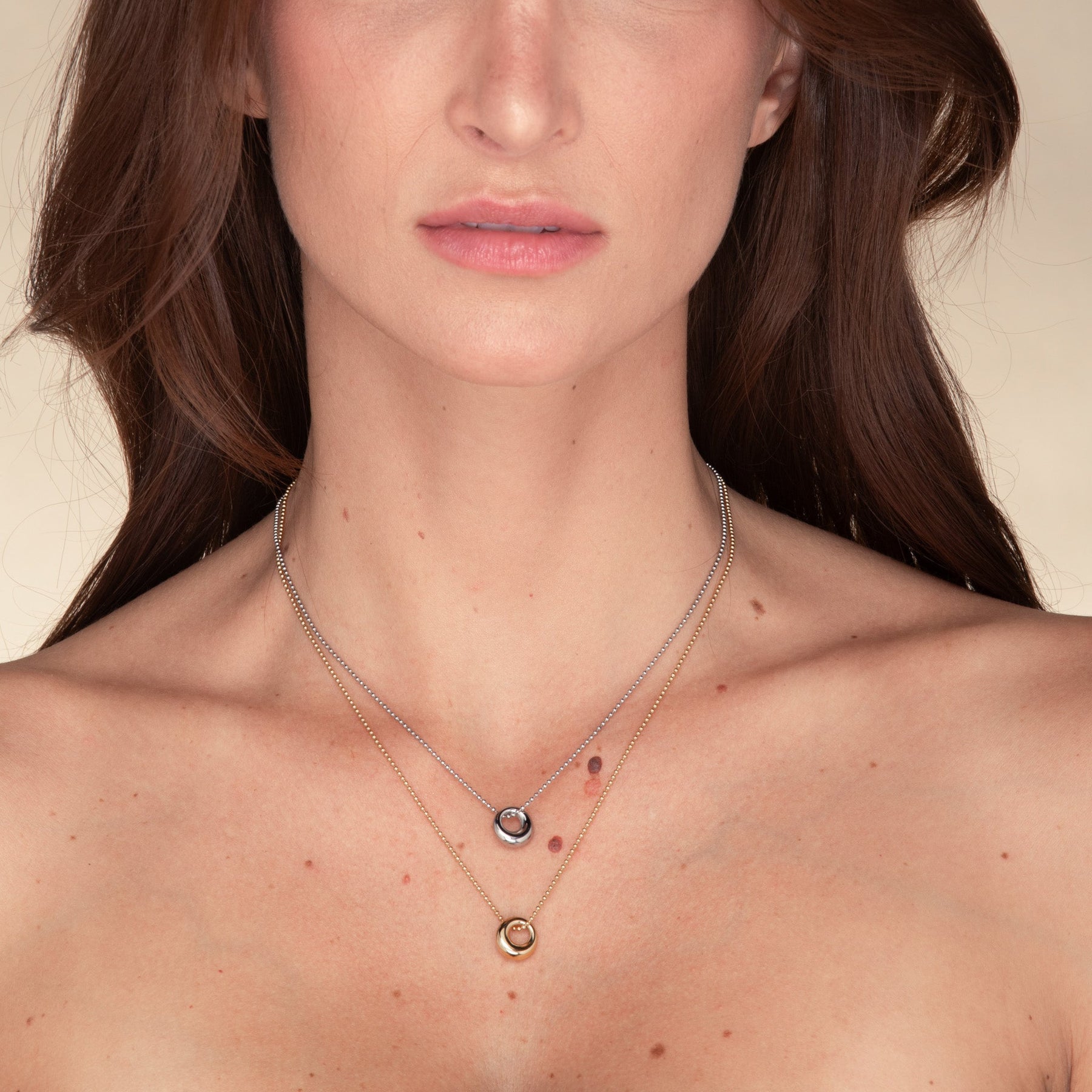 Love Knot Circular Necklace