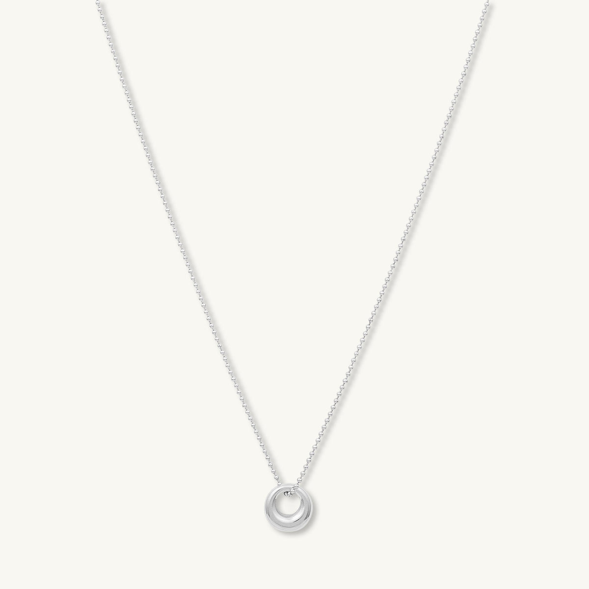 Love Knot Circular Necklace