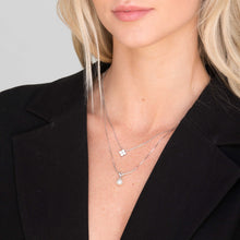Love Knot Freshwater Pearl Drop Necklace