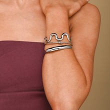 Love Knot Open Cuff Bangle Bracelet