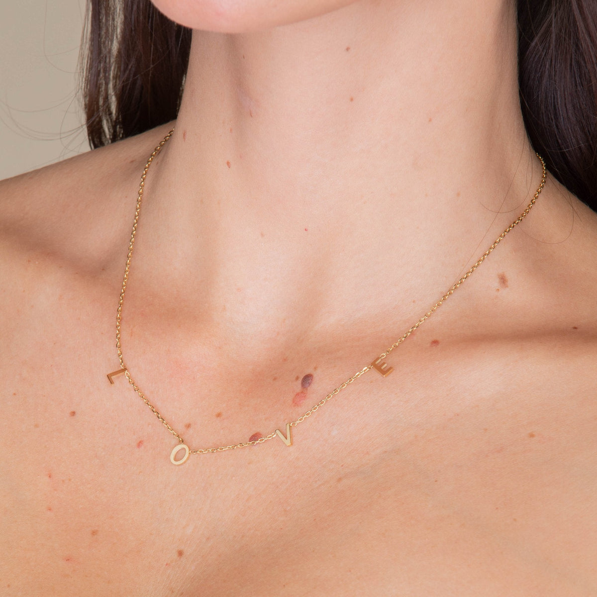 LOVE Letter Chain Necklace