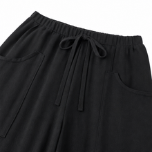 Lunavia – Floral lace-look wide-leg pants with drawstring waist and pockets