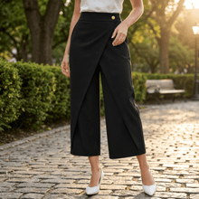 Lunavia – Wrap-Front Wide-Leg Pants