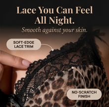 Luxette – Leopard Lace Push-Up Bra and Briefs Set