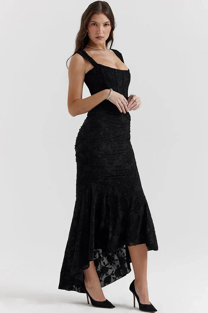 Denisse Elegant Long Dress – Flattering Cut & Luxurious Fabric for a Refined Feminine Look