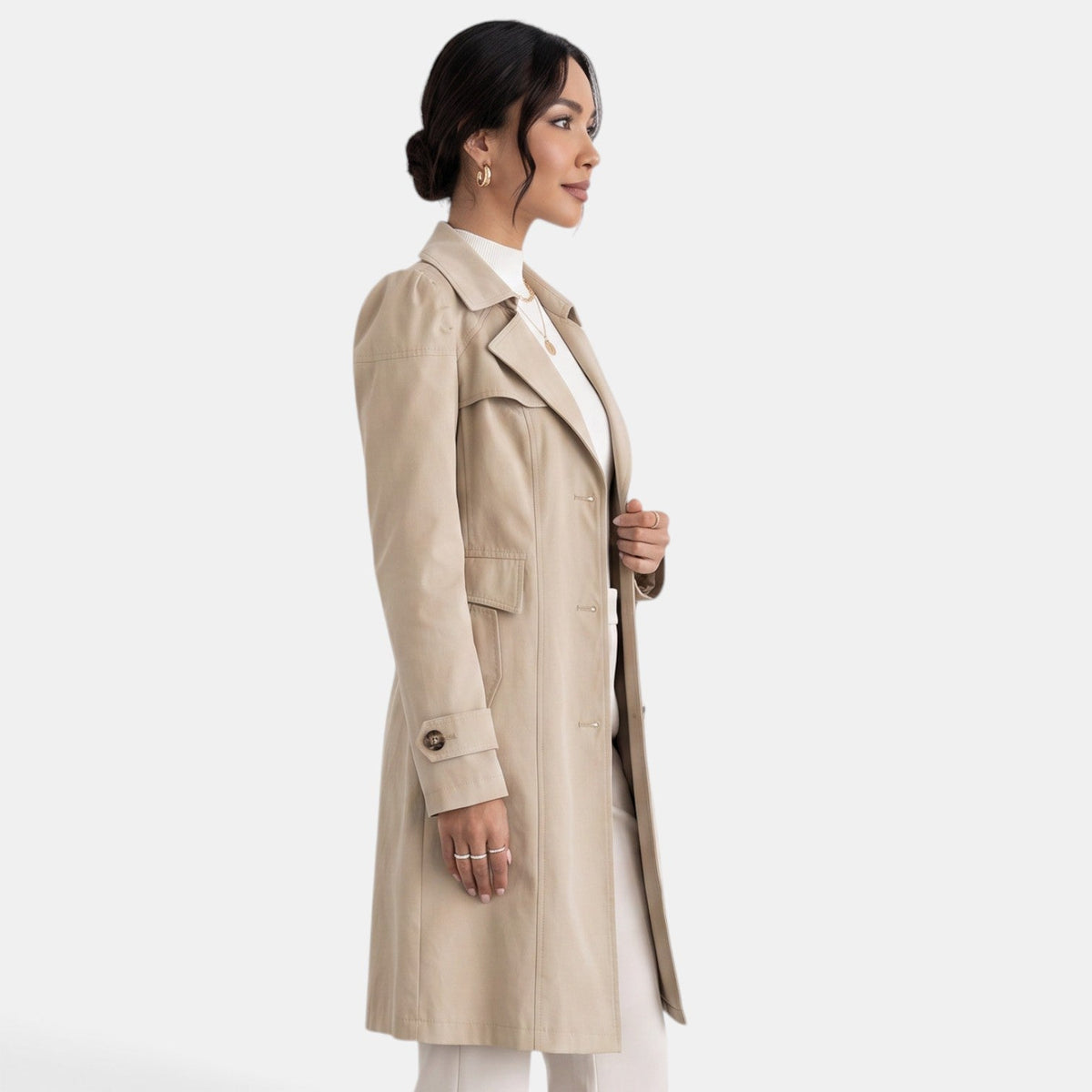 Women's Elegant Trench Coat