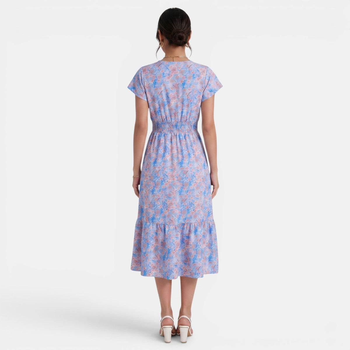Women's Summer Floral Midi Dress